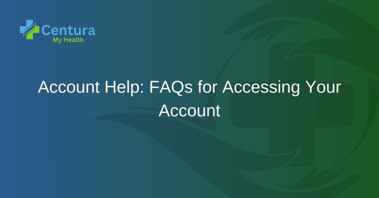 Accessing Account Across Devices - MyCenturaHealth