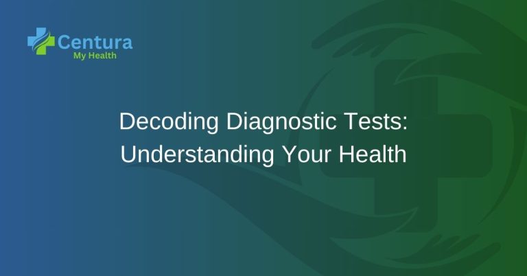 Decoding Diagnostic Tests Understanding Your Health