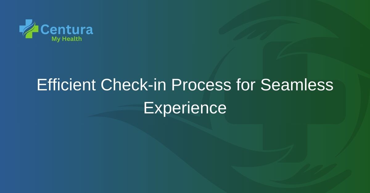 Efficient Check in Process for Seamless Experience