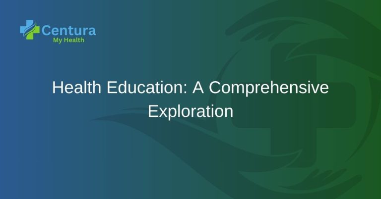 Health Education A Comprehensive Exploration