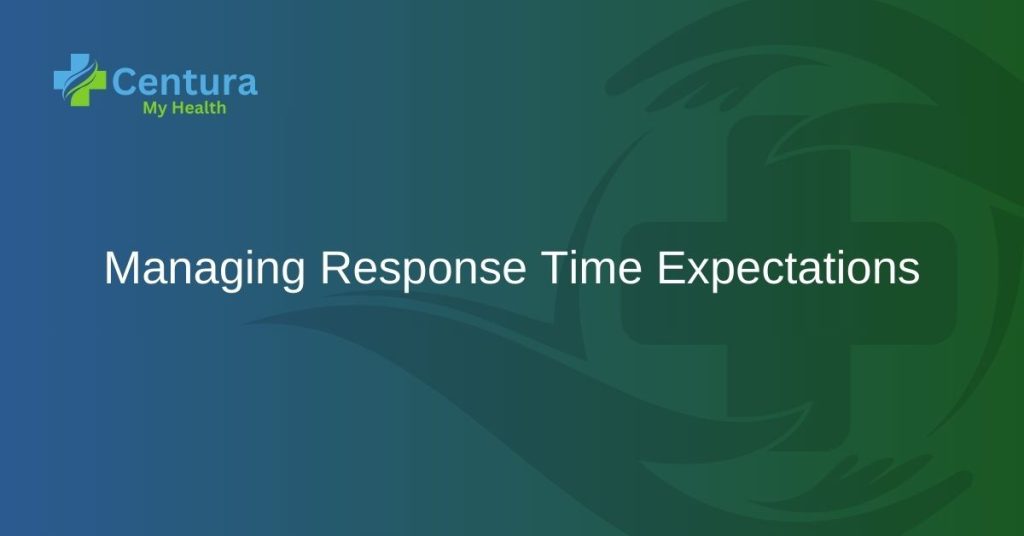 Managing Response Time Expectations