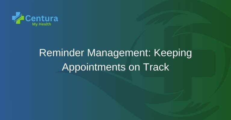 Reminder Management Keeping Appointments on Track