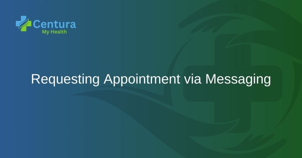 Requesting Appointment via Messaging