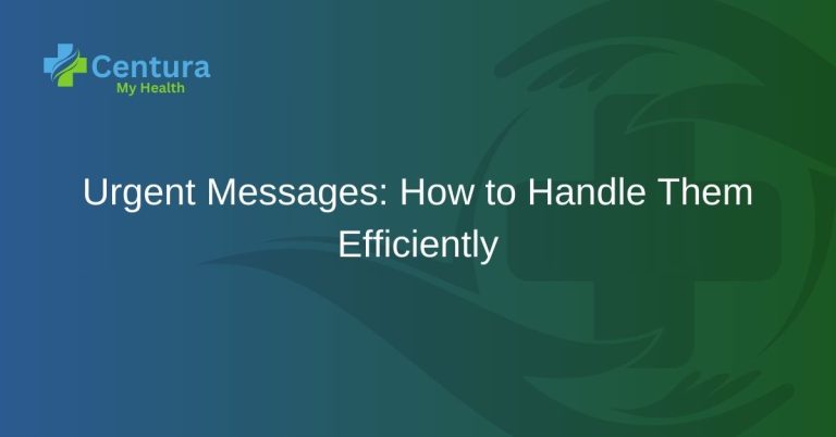 Urgent Messages How to Handle Them Efficiently