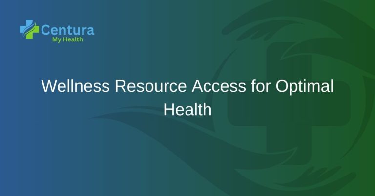 Wellness Resource Access for Optimal Health